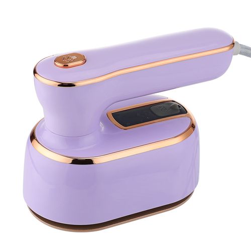 Compact and Quick Heat Mini Steam Iron Portable Handheld Garment Steamer with 180 Degree Rotatable Folding Handle for Dry and Wet Ironing