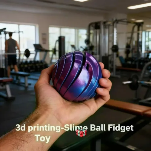 3D Printed Fidget Ball Toy, GearSphere Fidget Toy, Fun Fidget Slider Sensory Toy Balls Stress Relief Toys Adults for Office Home