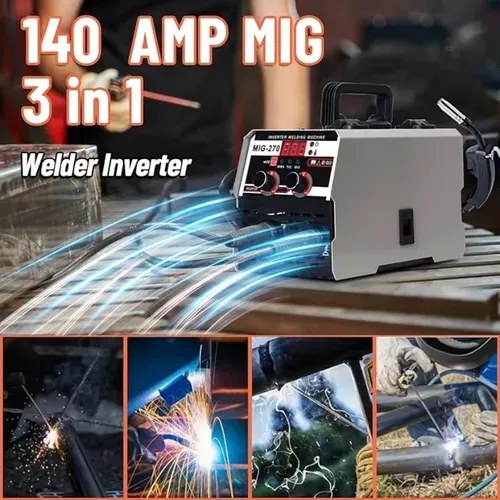 2-in-1 MIG MMA welding machine DC inverter contact welding machine Airless built-in wire feeding mechanism