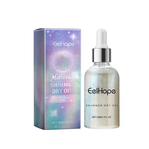 Eelhope High Gloss Glitter Spray Highlighter Powder Quick Dry For Skin Hair Face Halloween Carnival Birthday Party Sparkle