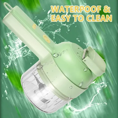 4 in 1 electric vegetable cutter set USB rechargeable