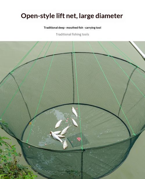 Open folding lifting net, fish bag, crab cage, fishing net, hand thrown net, lifting net, circular shrimp net