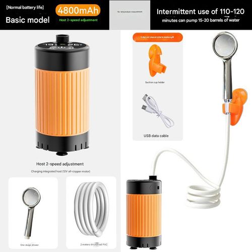 Outdoor bathing artifact electric shower dormitory home portable shower