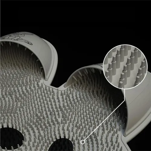 Silicone Massage Foot Mat Bathroom Non-Slip Mat Bath Foot Rubbing Artifact Foot Wash To Remove Dead Skin Shower Room Floor