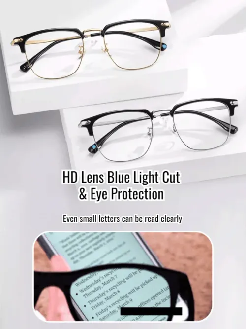 Auto-Zoom Anti-Blue Light Intelligent Glasses