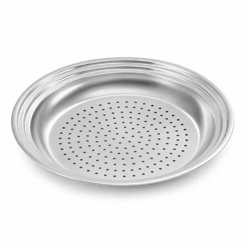 2pcs New 30 32 34cm Stainless Steel Steamer Tray Thickened Universal Steamer Rack for Multi