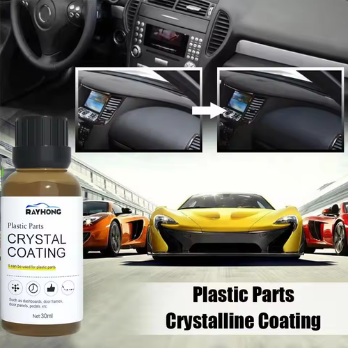 Car Plastic Restorer Back to Black Gloss Long-Lasting Coating Leather Renovator Auto Polish Cleaning Product