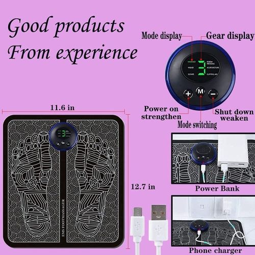 Digital Rechargeable 6 Vibration Foot Massager