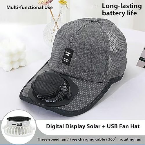 🔥Solar Rechargeable Peak Cap🧢