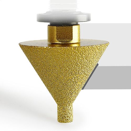 38mm, 50mm M10  combination angle grinder diamond chamfer drill bit punching expansion tile ceramic bevel hole trimming thread drill bit