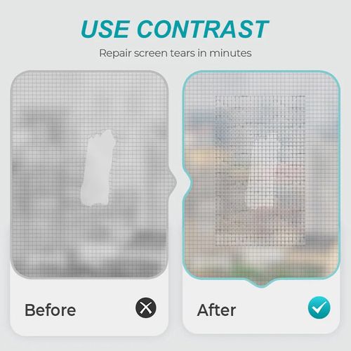 2PCS Self-Adhesive DIY Window Screen Repair Tape