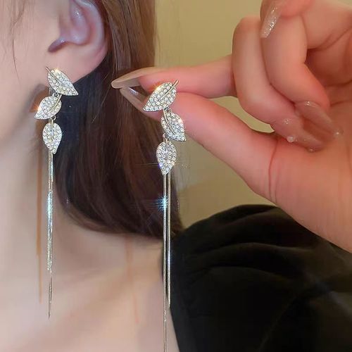 Ethereal Foliate Cascade Earrings