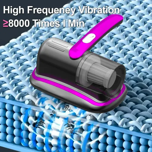 Wireless Handheld Mattress Vacuum Cleaner, Equipped with UV-C Lamp, HEPA Filter