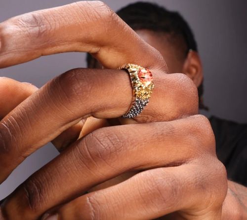 Vintage Punk Style Hip Hop Pythons Snake Eye Unique Crafts Red Ring Opening Adjustable Fine Jewelry