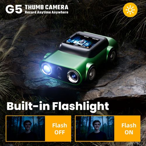 G5  Keychain Camera  LCD Screen Mini Action Camera Retro Support Memory 2K Very Small Camcorder Video Recorder