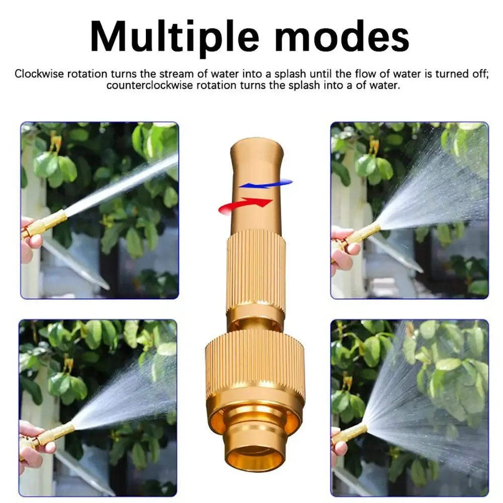 1Set High Pressure Water Spray Torch Nozzle with Quick-connect Connector  Washing Machine Nozzle Brass Plating