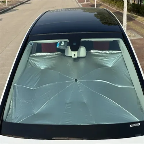 Car Sunshade Retractable Sunscreen Heat Insulation Front Windshield Parasol