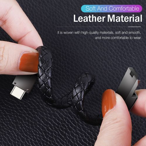 2-pack USB Bracelet charging cable for Type C