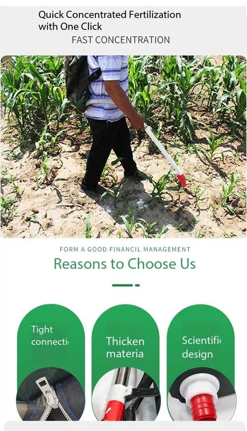 Agricultural Support Manual Fertilizer Applicator Backpack Corn Fertilizer Spreader