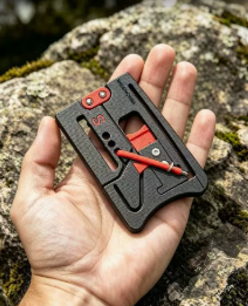 MagaPivot Card EDC Pocket Box Fold Quick Change Rubber Band Magic Box Folding Card Slingshot Enlarged Magazine Radish Life Card