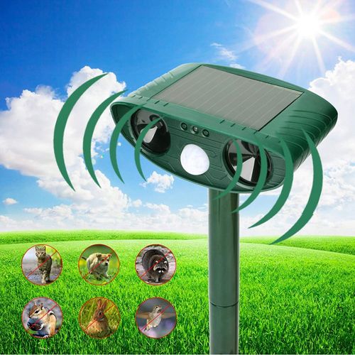 Scare Wild Boar Repellent Loud Dog Barking Solar Warning Lights Loud Volume Nighttime Flash Artifact Beast Repellent