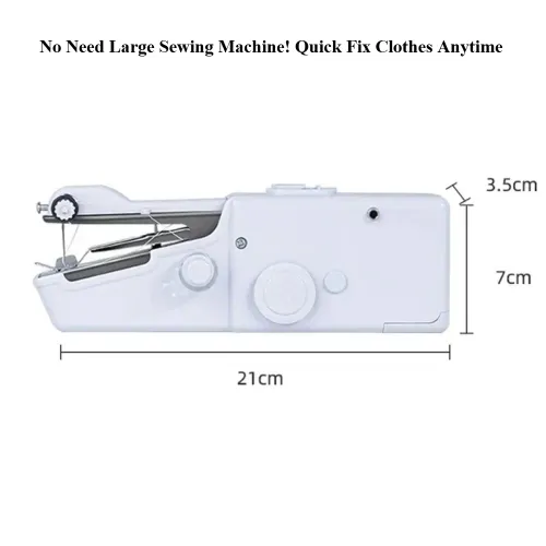 Portable Handheld Electric Sewing Machine Mini Quick Stitch Home Clothes Repair DIY