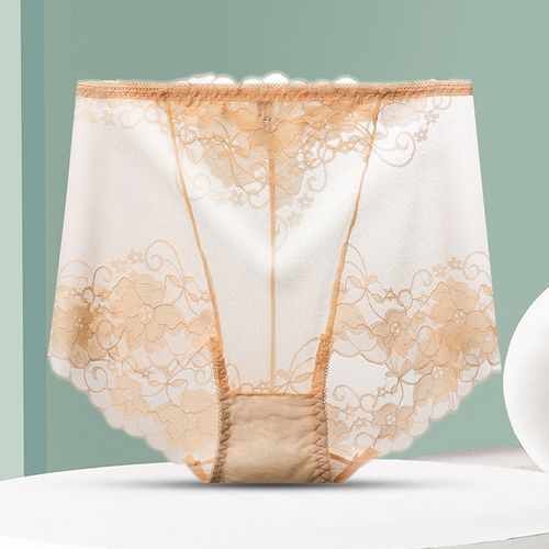 💥Hot Sale 😍Women's Hand-Crocheted Lace High-Rise Boxer Briefs