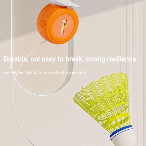 Self Study Badminton Trainer Portable Practice Robot Professional Stretch Badminton Shuttlecock Tool Self-study Training Rebound