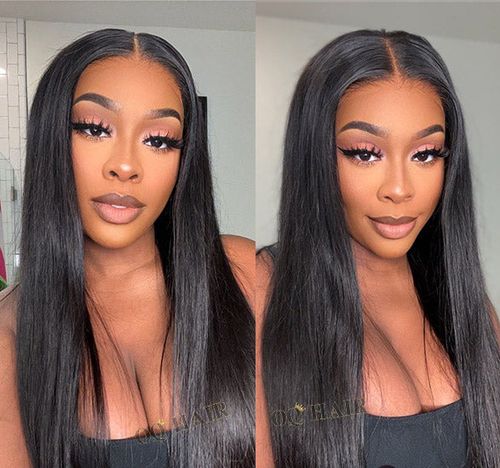 Silky Straight Easy Wear Go Glueless Wigs Pre Cut 7x5 HD Lace Closure Wigs Beginner Friendly