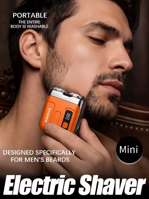 🔥Portable Mini Men's Electric Shaver – Compact & Rechargeable🧳