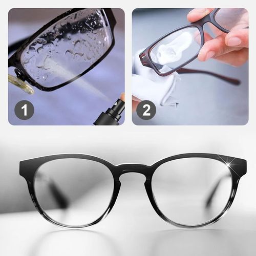 Spray for repairing scratches on lenses