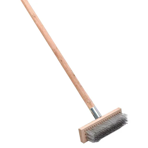 Floor Scrub Brush Heavy Duty Rough Floor Brush Stainless Steel Wire Deck Scrub Cleaning Tool  Heavy Duty Floor Brush