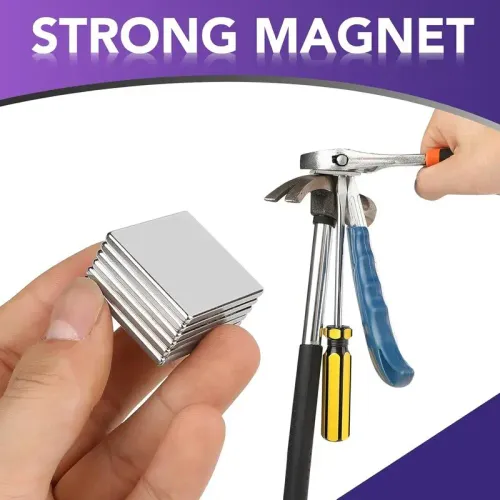 10pcs 10x10x2mm Neodymium Square Magnets Small Flat Strong Rare Earth Magnets