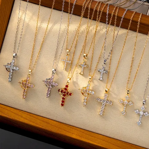 Cross Crown Necklace