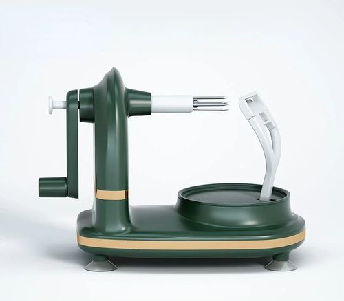 Manual Crank Rotary Fruit Peeler Slicer