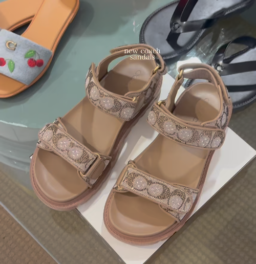 French Retro Flat Slides