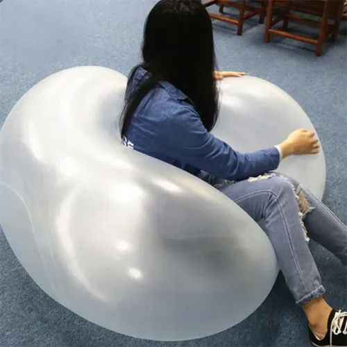 3-Piece Set Outdoor Toy Bubble Ball Inflatable Rubber Ball