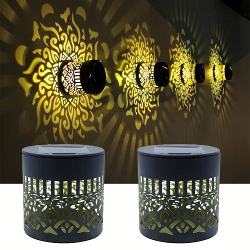 Say Goodbye to Darkness- Solar Powered Decorative Fence Lights（1pc)