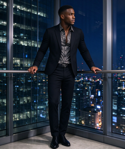 New faux-layered style jacket a versatile, trendy, long-sleeved piece suitable for business-casual wear.