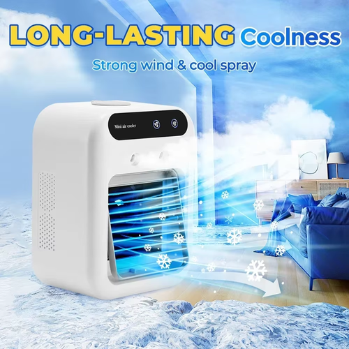 Portable USB Desk Cooler Fan With Humidifier