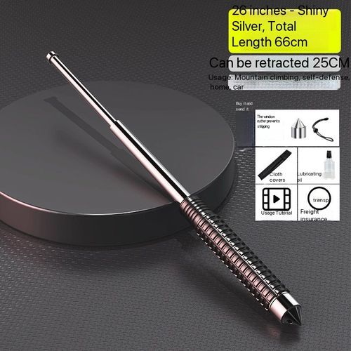 Amazing Multi-functional Retractable Self-Defense Hiking Pole