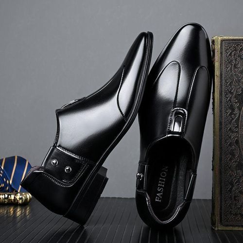Business formal leather shoes pointed men's shoes