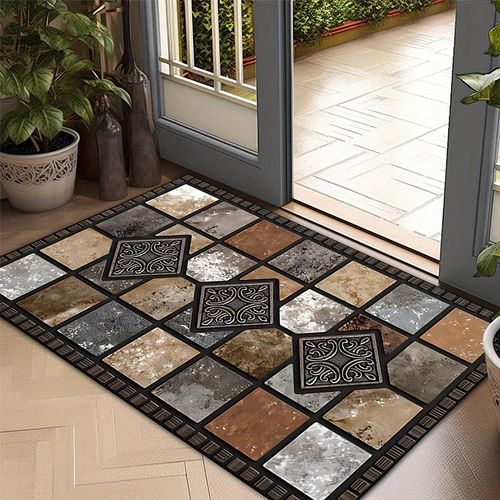 ⏳🔥 Limited-Time Half Price! 🏡 Geometric Stone-Pattern Floor Mat — Stylish & Durable, Brighten Up Your Home ✨ 45cm x 120cm