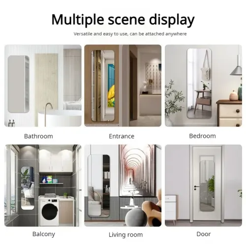 Mirror wall stickers home full body fitting mirror acrylic stickers Self-adhesive DIY Wall Sticker