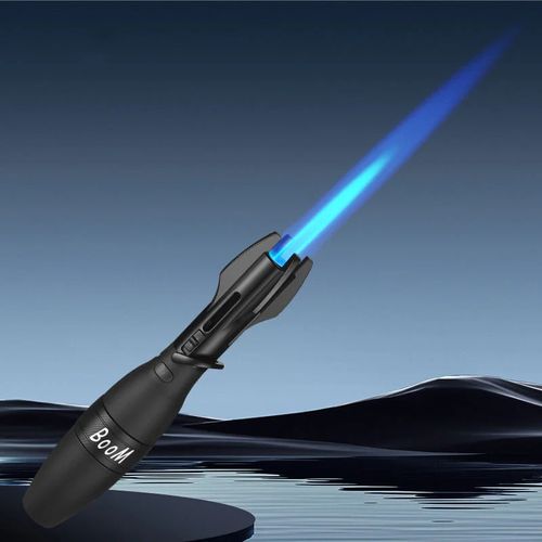 🚀 Creative rocket-shaped lighter – windproof flame, offering fingertip fun! 🎁