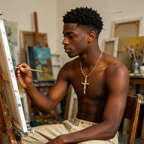 🔥 50% off! ⏰ Gold cross pendant necklace ✝️✨