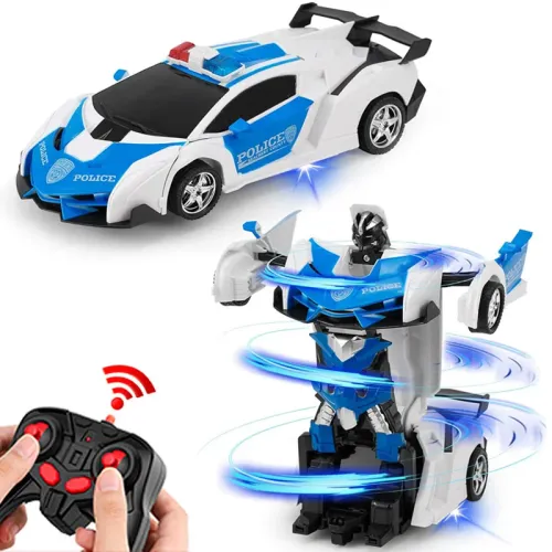 One-Touch Transforming Remote Control Car — Transforming Robot Model