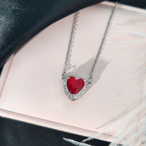 Heart-piercing love couple pendant - Heart and sword matching set