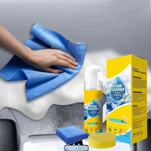150ml Multipurpose Foam Cleaner For Car Interior Foam Cleaner  Leather Seats White Shoes Stain Remover For Car