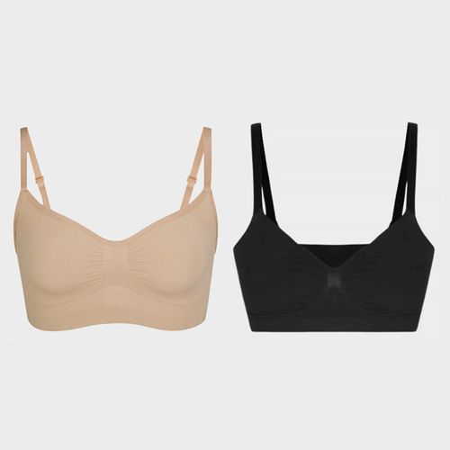 FeelinGirl Women's Wireless Sculpt Bra Comfort Bralettes No Underwire Unlined Cami Bra Seamless Tshirt Bras Sports Bra Bralette Basic Comfortable Fit Womenswear Everyday Up to 44DD